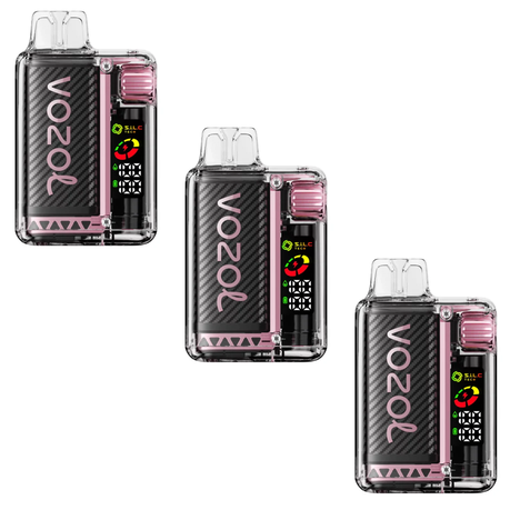 Vozol Vista 20000 Puff Disposable Vape - Peach Mango Watermelon - 3 Pack