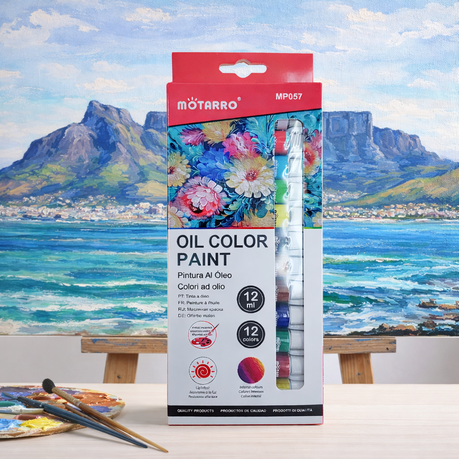Motarro Oil Color Paint - 12 Piece Set