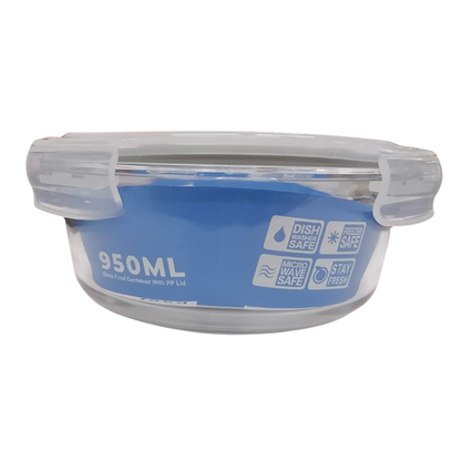 Food Container 950ml Round with Lid