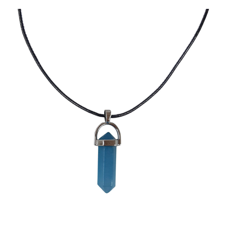 Earth Stone Collection - Aquamarine Bracelet And Bullet Necklace Set
