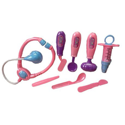 Ambulance Doctor Play Set - 8-Piece Medical Pretend Play Kit