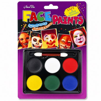 Face Paint On Card - 4 Pack