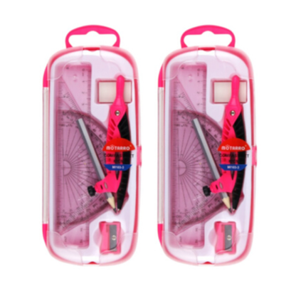 Motarro Compass Set 8PCS - 2 Pack - Pink