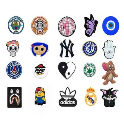 Shoe Charms - 20 Pieces - Combo QR
