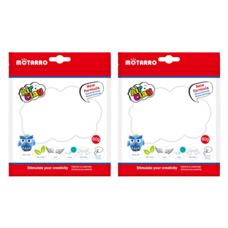 Motarro Air Clay 60g - White 2 Pack