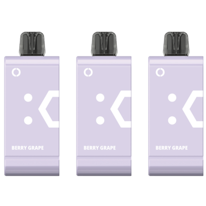 Elf Bar 18000 Puffs Rechargeable Pod 50mg - Berry Grape - 3 Pack
