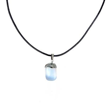 Earth Stone Collection - Polished Opal Stone Necklace
