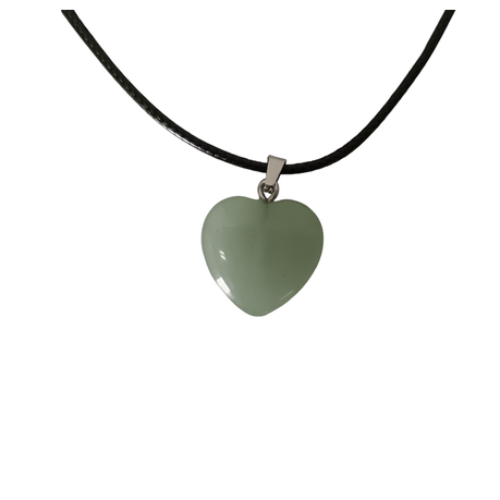 Earth Stone Collection - Heart Aventurine Stone Necklace