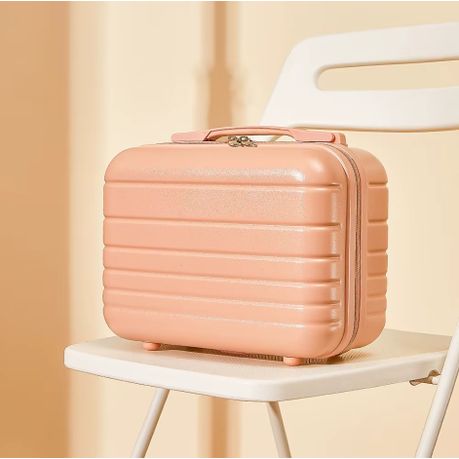 Cosmetic Travel Carry-on Suitcase - Pink - Large