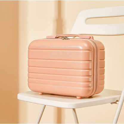 Cosmetic Travel Carry-on Suitcase - Pink - Large