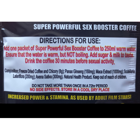 Anaconda 10 Sachets Pack Powerful Coffee for Men