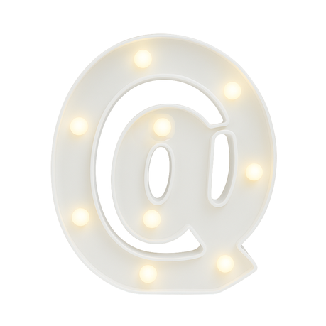 Motarro Led Sign Light 22cm - At Sign