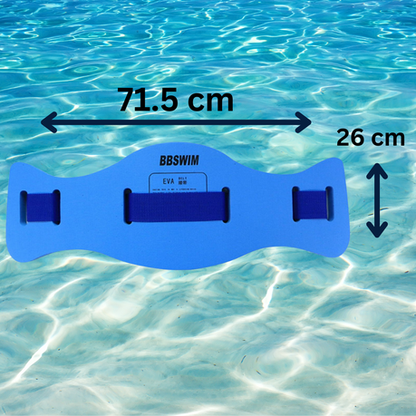 Swimming Floating Belt 71.5cm & Aquatic Foot Cuffs - Blue