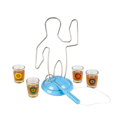Buzz Wire Drinking Game with 4 Shot Glasses