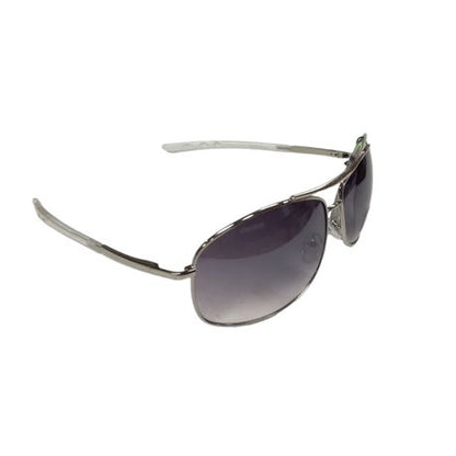 Solar X Aviator Square Silver Sunglasses with Gradient Lens UV400