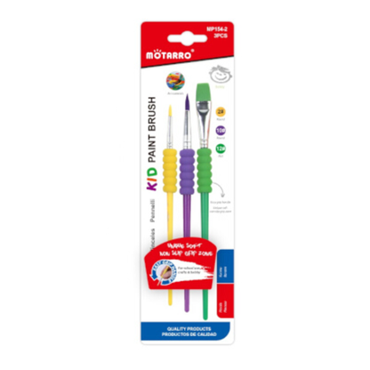 Motarro Kids Paintbrush - Set Of 3 - Detail