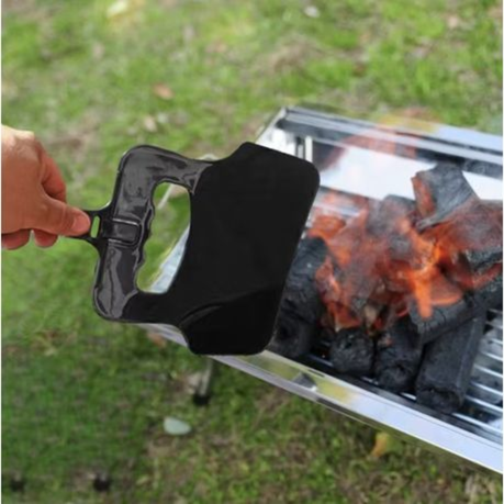 DeBest 4 Pack Braai Fan Black