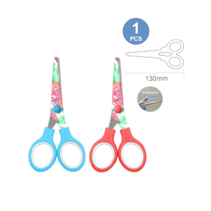 Motarro Kids Scissors Floral - Green