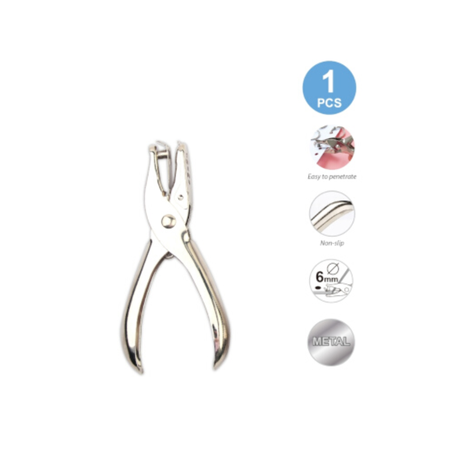 Motarro Hole Punch Silver 6mm