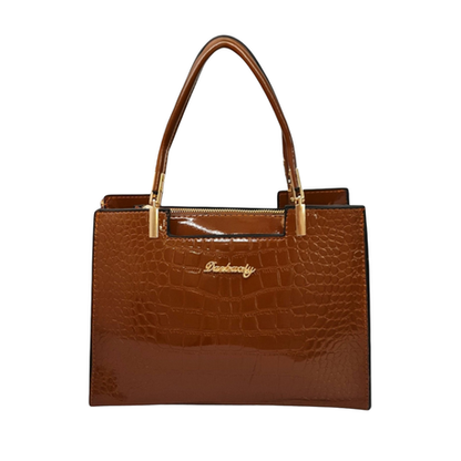 Ladies Bag - Strap Included - 21×29cm - Brown