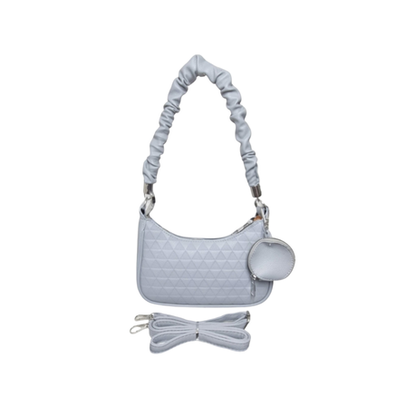 Ladies Bag - Strap Included 17×23×6cm - Steel Blue