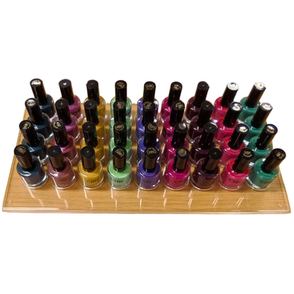 Nail Polish Display 36-Piece - Acrylic Stand