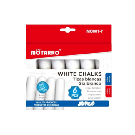 Motarro Jumbo Chalk 10cm 6PCS - Colour