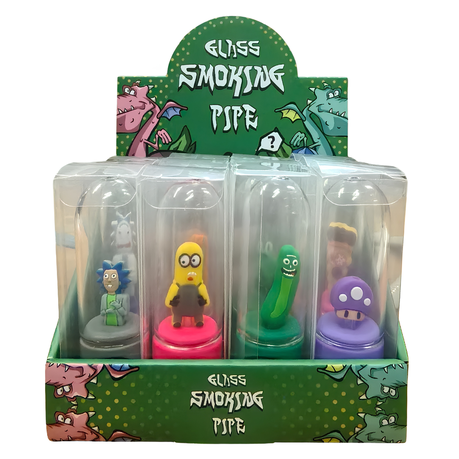 Silicone Rasta Pipe - Tube - 12 Pack