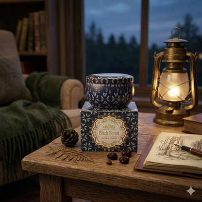 Artisan Soy Wax Scented Tin Candle - Peony Flowers