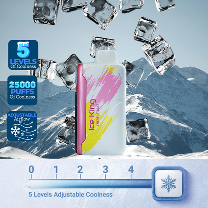 Elf Bar 25000 Puffs Disposable Vape - Ice King - Cherry Strazz - 2 Pack