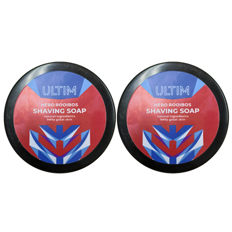 Ultim Shaving Soap 120G - 2 Pack - Black Charcoal Soothe