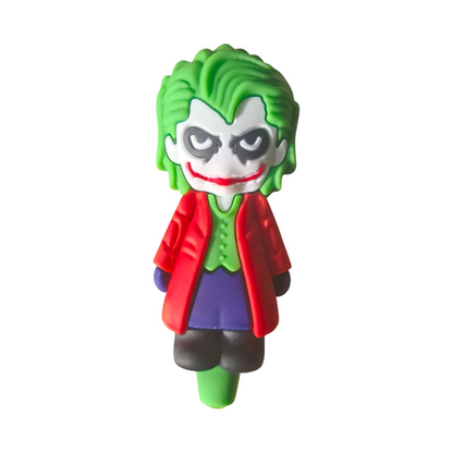 Silicone Rasta Pipe - Joker - 10 Pack