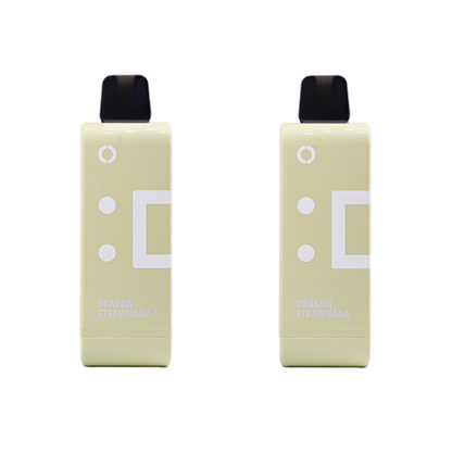 Elf Bar 9000 Puffs Rechargeable Pod 50mg - Dragon Strawnana - 2 Pack
