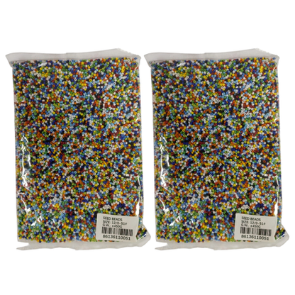 Seed Beads 450g - 2 Pack - Medium Neon