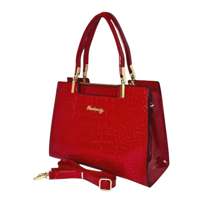 Ladies Bag - Strap Included - 21×29cm - Red