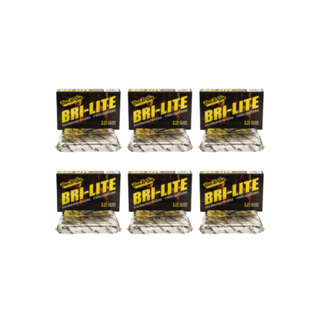 Bri-Lite Individually Wrapped Fire Lighters 12-pieces - 6 Pack