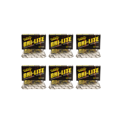 Bri-Lite Individually Wrapped Fire Lighters 12-pieces - 6 Pack