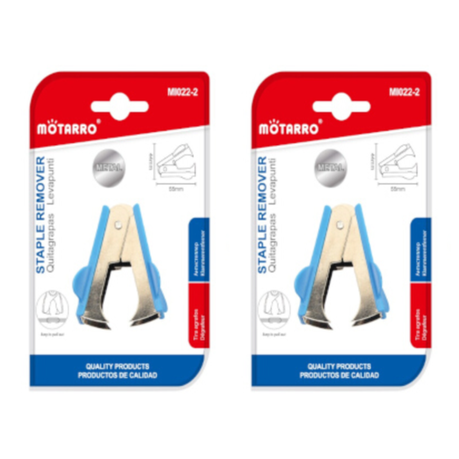 Motarro Staple Remover - 2 Pack - Black