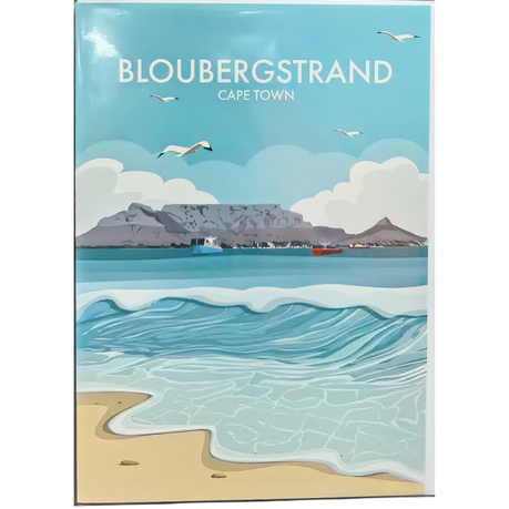 Cape Town Travel Art Card - A5 - Cape Point