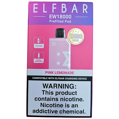 Elf Bar 18000 Puffs Rechargeable Pod 50mg - Pink Lemonade
