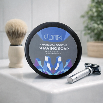 Ultim - Charcoal Soothe Shaving Soap - 120 Gram