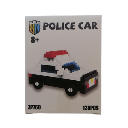 DIY Blocks Police Car 128-piece
