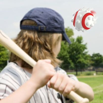Tennis Ball Fidget PoP It - White & Red