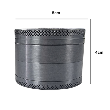 Herb Grinder - 4 Piece Medium Grinder - Leaf Skull