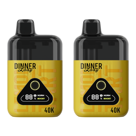 Dinner Lady Rechargeable Vape - Dessert Collection - 40K - 2 Pack - Caramel Pudding