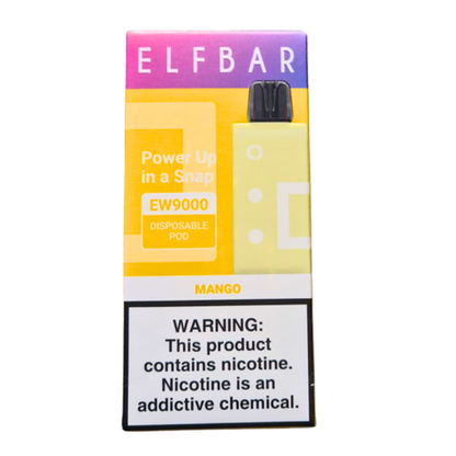 Elf Bar 9000 Puffs Rechargeable Pod 50mg - Mango