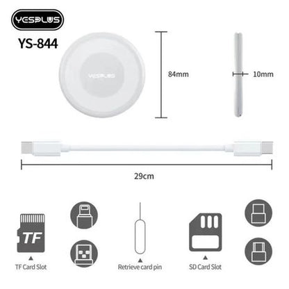 60W Multifunctional Fast Charging Data Box - White