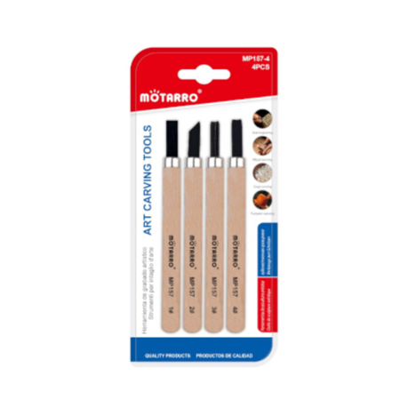Motarro Art Carving Tools 4 Pieces