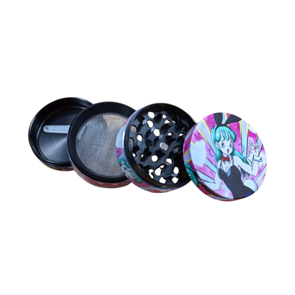 Herb Grinder - 4 Piece - Purple