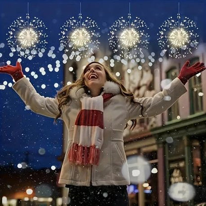 Fairy String Lights Starburst Firework Lights 100 LED - Cool White
